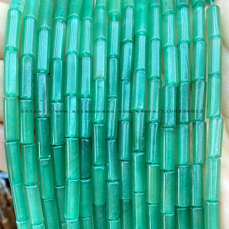 4x13mm Tube Natural Stone AA Lapis Lazuli Loose Spacer Beads for Jewelry Making Diy Bracelet Charms Earrings Accessories