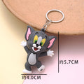 Cute Cat Mouse Keychain Cartoon Key Accessories Animal Resin Doll Bag Pendant Trendy Men Women Jewelry Gifts Wholesale - Charlie Dolly