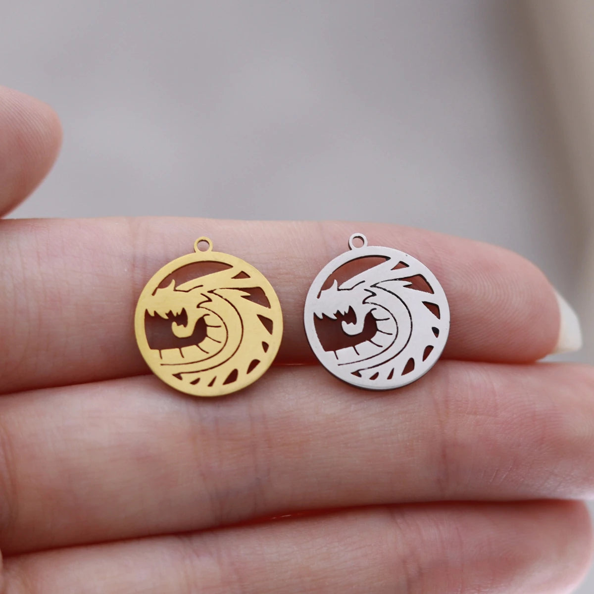 3pcs Glasses Charms DIY Earring Necklace Bracelet Unicycle Love House Hamsa Hand Lotus Flower Pendant For Jewelry Making