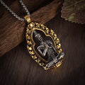 Classic Vintage Buddhist Buddha Pendant Necklace for Men Women Trendy Street Party Amulet Jewelry Gift - Charlie Dolly