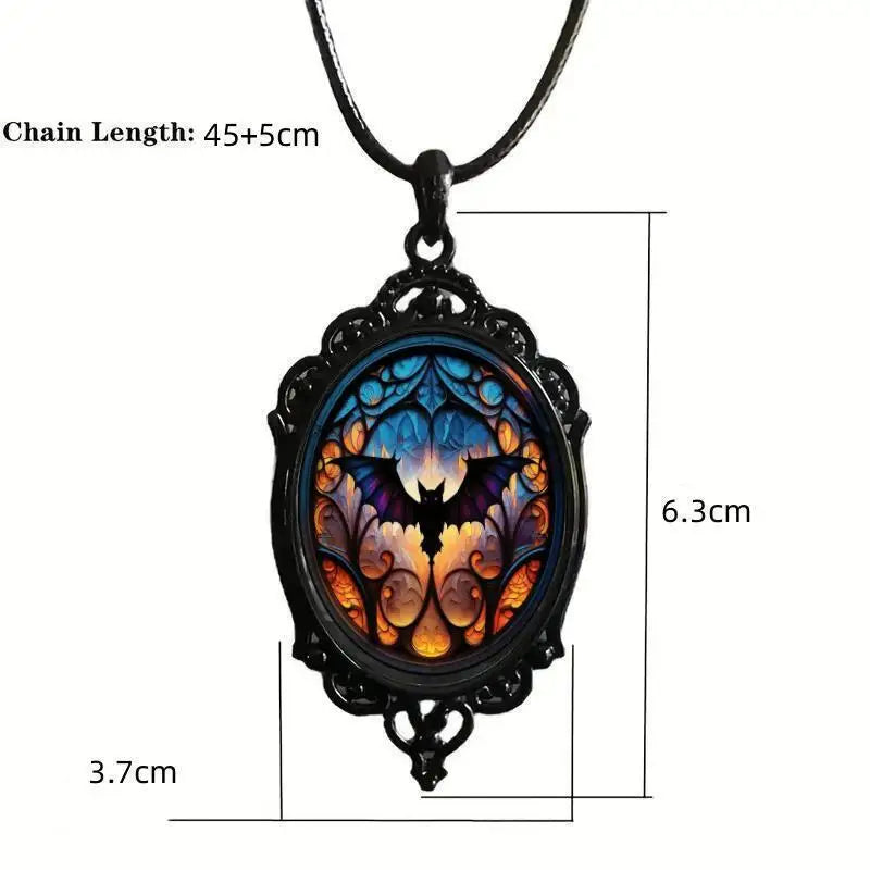 2024 Vintage Gothic Halloween Pendant Necklace Jewelry Gift Manufacturer Wholesale Direct Sales - Charlie Dolly