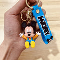 Disney Mickey Mouse Keychains Cute Cartoon Baby Boy Girl Figure Keyring Kawaii Minnie Key Chain Model Kid Toy Children Gift - Charlie Dolly