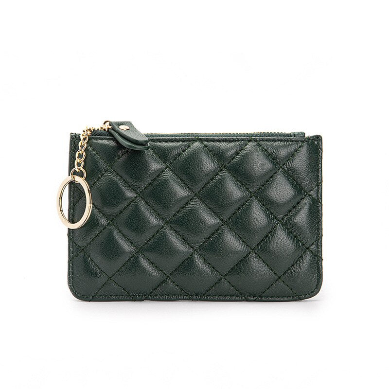 Leather Women Purse Small Wallet Change Coin Pouch Mini Zipper Money Clip Bags Children Pocket Wallets Key Holder - Charlie Dolly