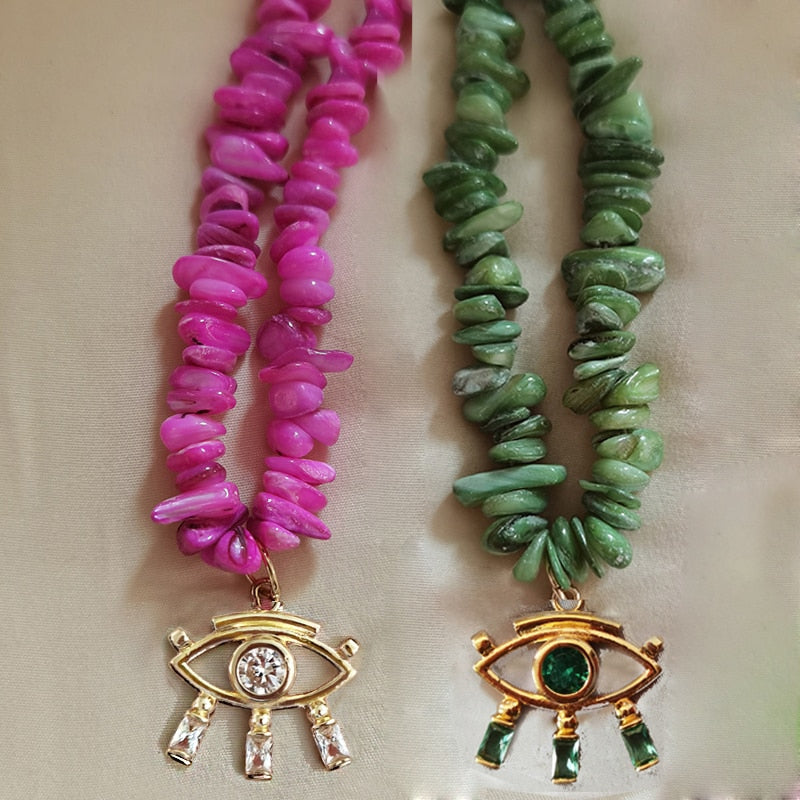 Collar Handmade Choker Man Women Minimalist Mix De Colares Rebeca E Diana Stone Ladies Fashion Jewelry necklace Creative Gift - Charlie Dolly