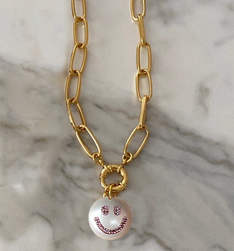 Handmade Geometric turquoise shell Irregular Natural Stone Necklace for Women Beaded Chain Chokers Wholesale Jewelry Bijoux - Charlie Dolly