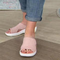 Women Open Toe Casual Slippers  Breathable Outdoor Beach Platform Sandals Plus Size Solid Color Wedges Shoes Sandalias - Charlie Dolly