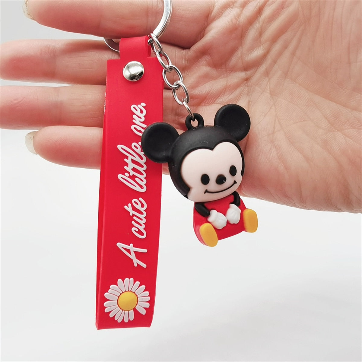 Disney Mickey Mouse Keychains Cute Cartoon Baby Boy Girl Figure Keyring Kawaii Minnie Key Chain Model Kid Toy Children Gift - Charlie Dolly