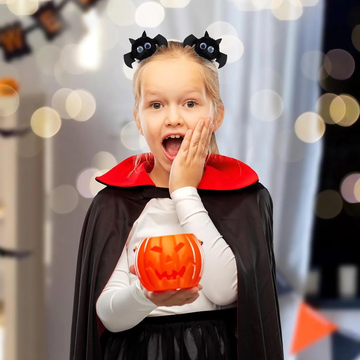 Halloween Plush Bat Hair Clip Plush Crocodile Clip Girl Children's Party Role Playing Decoration Gothic Gift Accessories - Charlie Dolly