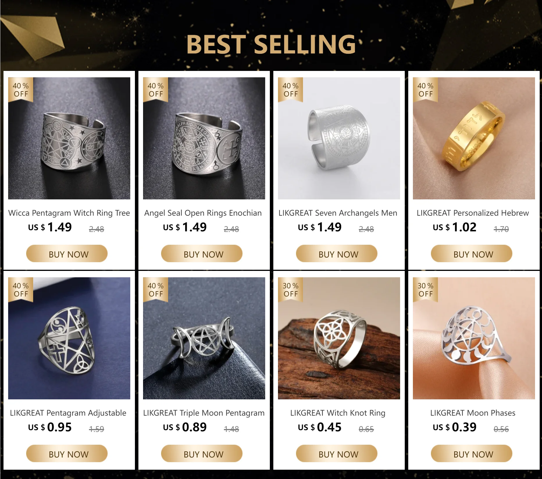 LIKGREAT Chakra Lotus Flower Star of David Hebrew Pendant Necklace Religious Amulet Stainless Steel Women Jewish Jewelry Gift