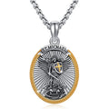 Catholic Patron Saint Pendant Michael St. Michael The Archangel Pendant Necklace Dropshipping In Stock - Charlie Dolly