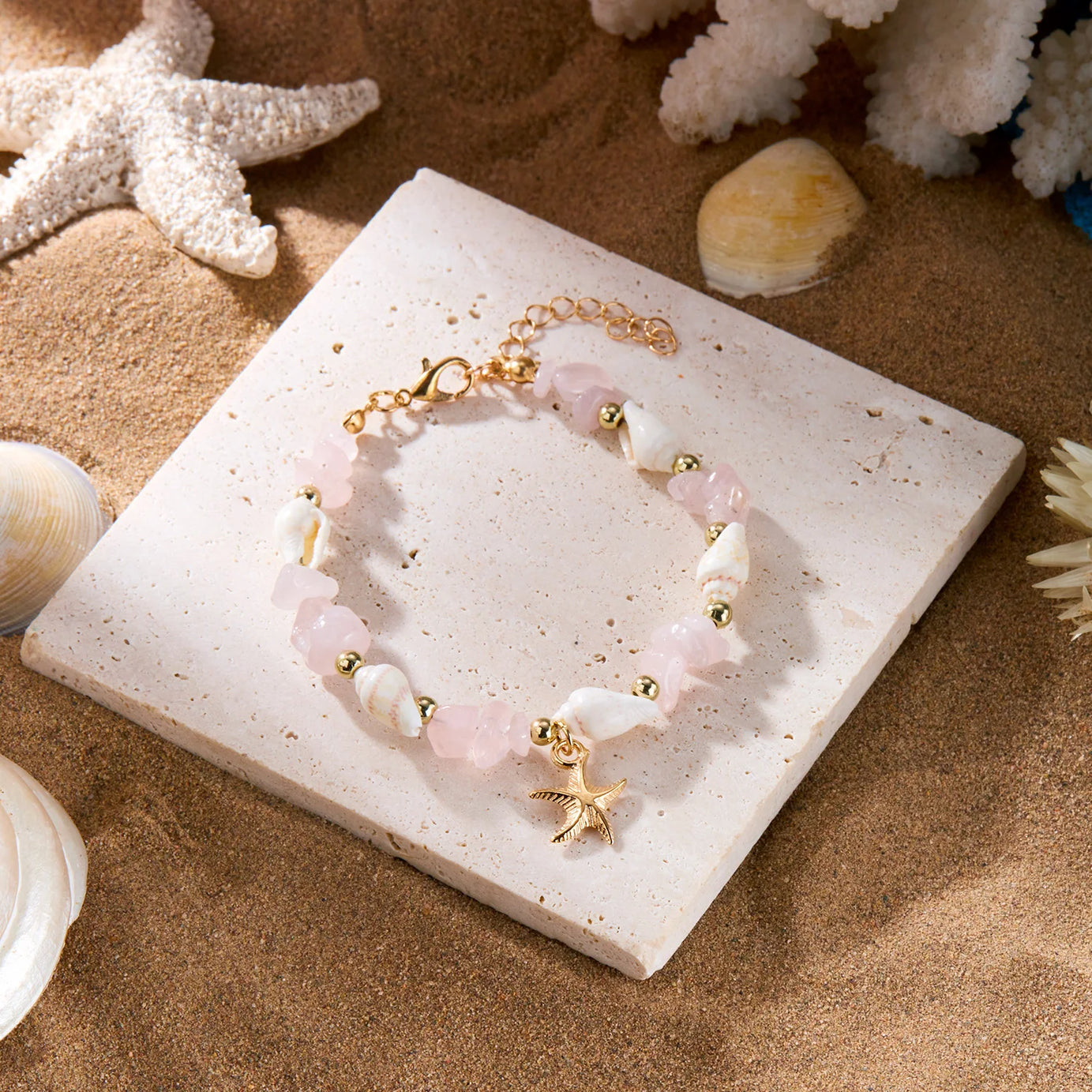 Shell & Starfish Boho Bracelet