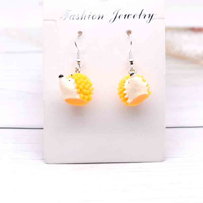 Fashion Korean Minimalist Cute Silica Gel Little Lemon Yellow Duck Earring For Temperament Girls Gift Earrings Jewelry - Charlie Dolly