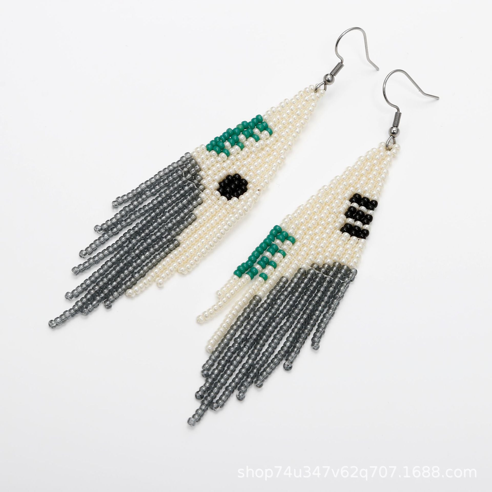 LIMAX Bohemian Earrings 2022 Beads Long Earrings Ethnic Style Drop Earings Fashion Jewelry Bijoux Femme Statement Earrings - Charlie Dolly