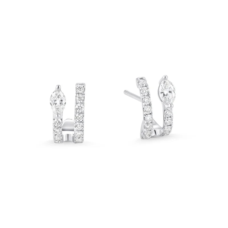 CRMYA Unique gold-plated CZ Stud Earrings For Women Cubic Zirconia Pendientes Boho Luxury Fashion Jewelry