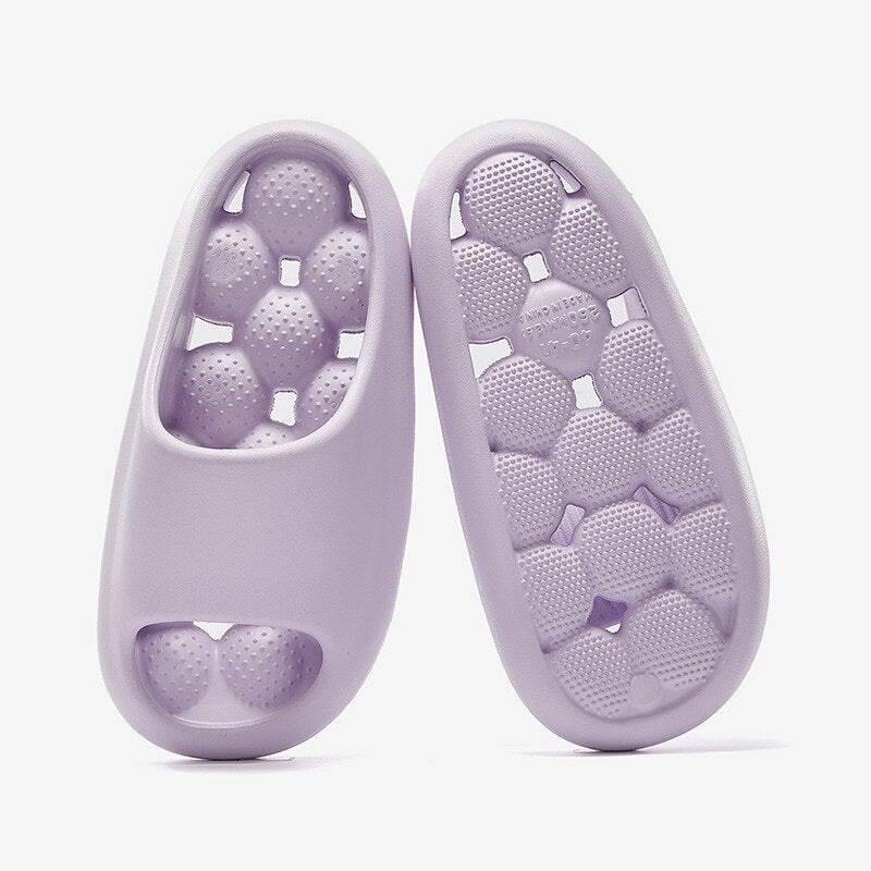 Message Platform Bubble Slippers Home Waterproof Summer Beach Shoes for Women Slides Non Slip Flat Sandals Ladies Shoes 2023 - Charlie Dolly