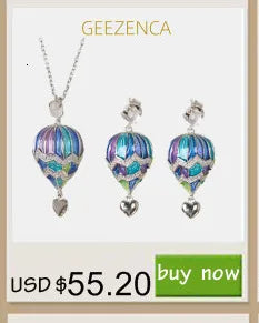 GEEZENCA Malachite Lapis Lazuli Shell 925 Silver Dangle Earrings For Women Unusual Geometric Natural Stone Drop Earring Gift