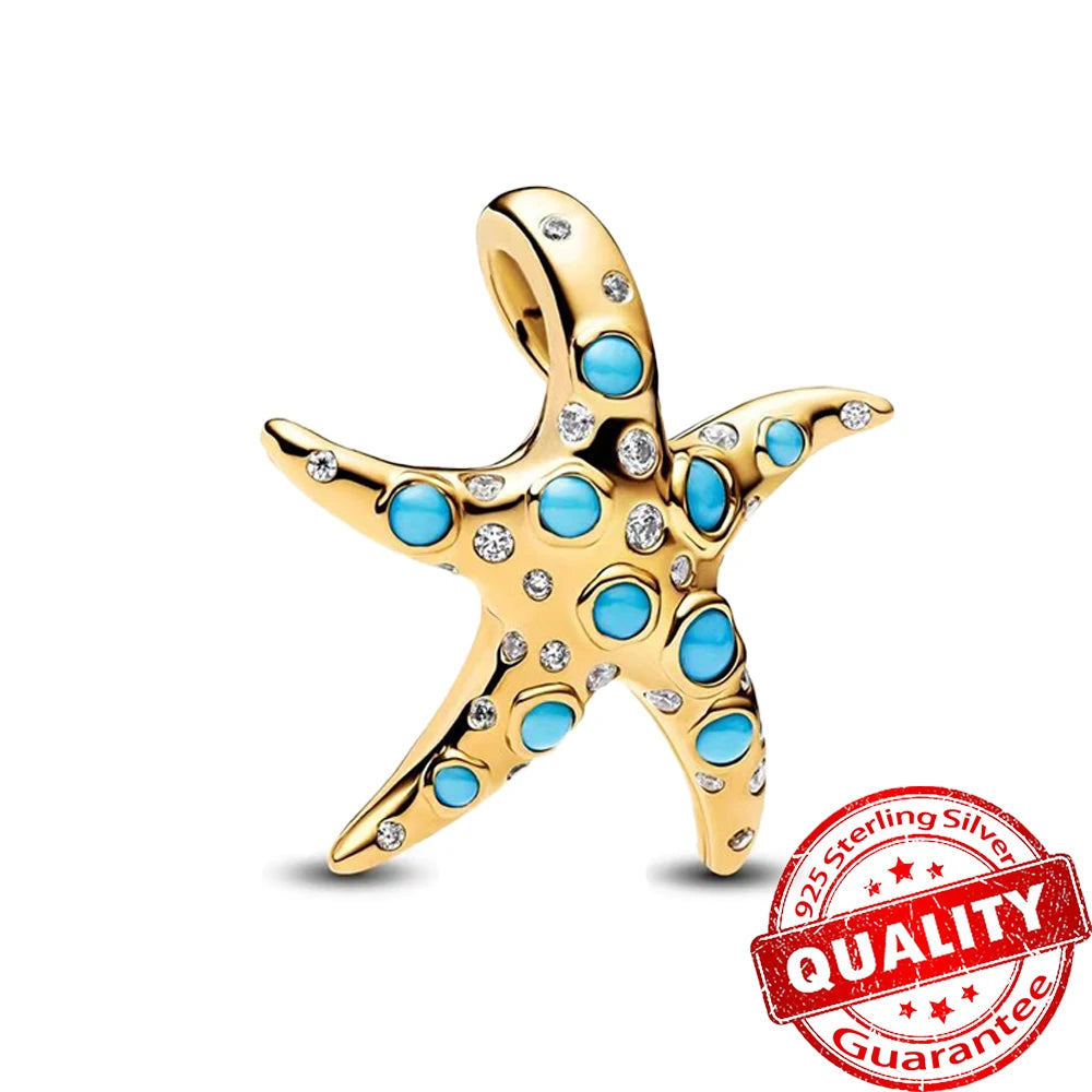 High Quality 925 Sterling Silver Lotus Coral Seahorse Love Cube Fortune Bag Pendant Fit DIY Bracelet Necklace Wedding Party Gift