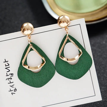 ES3222 Bohemia Earrings Statement Jewelry Exaggerated Ethnic Hollow Out Geometric  Drop Earrings For Women Boho Style