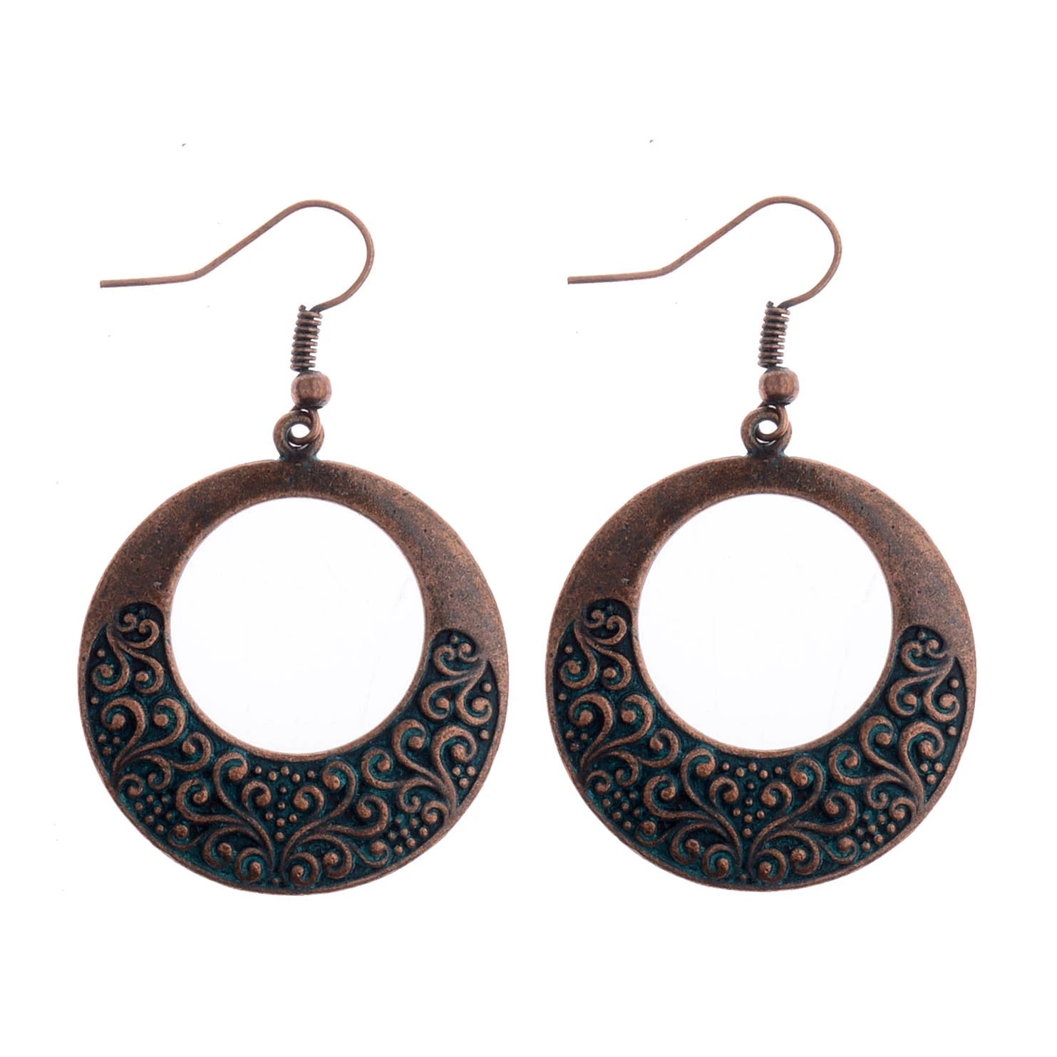 Vintage Bronze Arrow Alloy Dangle Earrings For Women Trible Boho Retro Long Chain Tassel Indian Jhumka Earrings