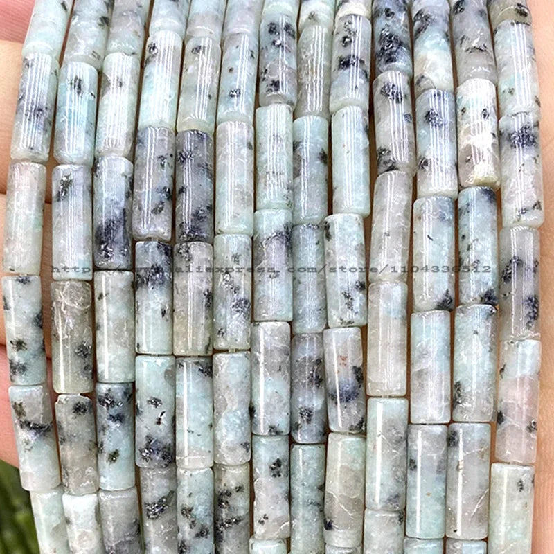 4x13mm Tube Natural Stone AA Lapis Lazuli Loose Spacer Beads for Jewelry Making Diy Bracelet Charms Earrings Accessories