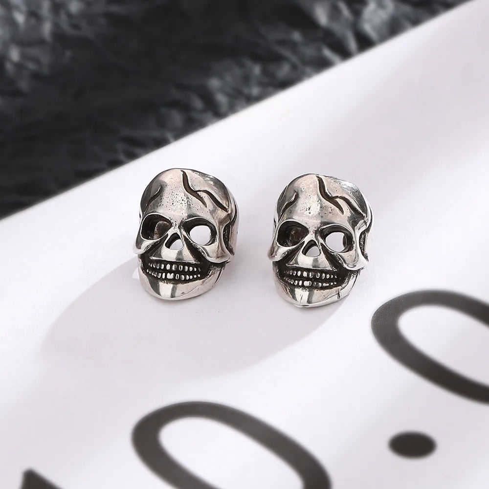 Fashion Unique Skull Ear Cuff For Women Men Personality Funny No Piercing Earring Halloween Jewelry Accessories - Charlie Dolly