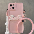 Kawaii Pink Barbie Letter Iphone 14 Mobile Phone Case Anime Cartoon Cute 11 12 13 Pro Max Fashion Frosted Soft Protective Cover - Charlie Dolly