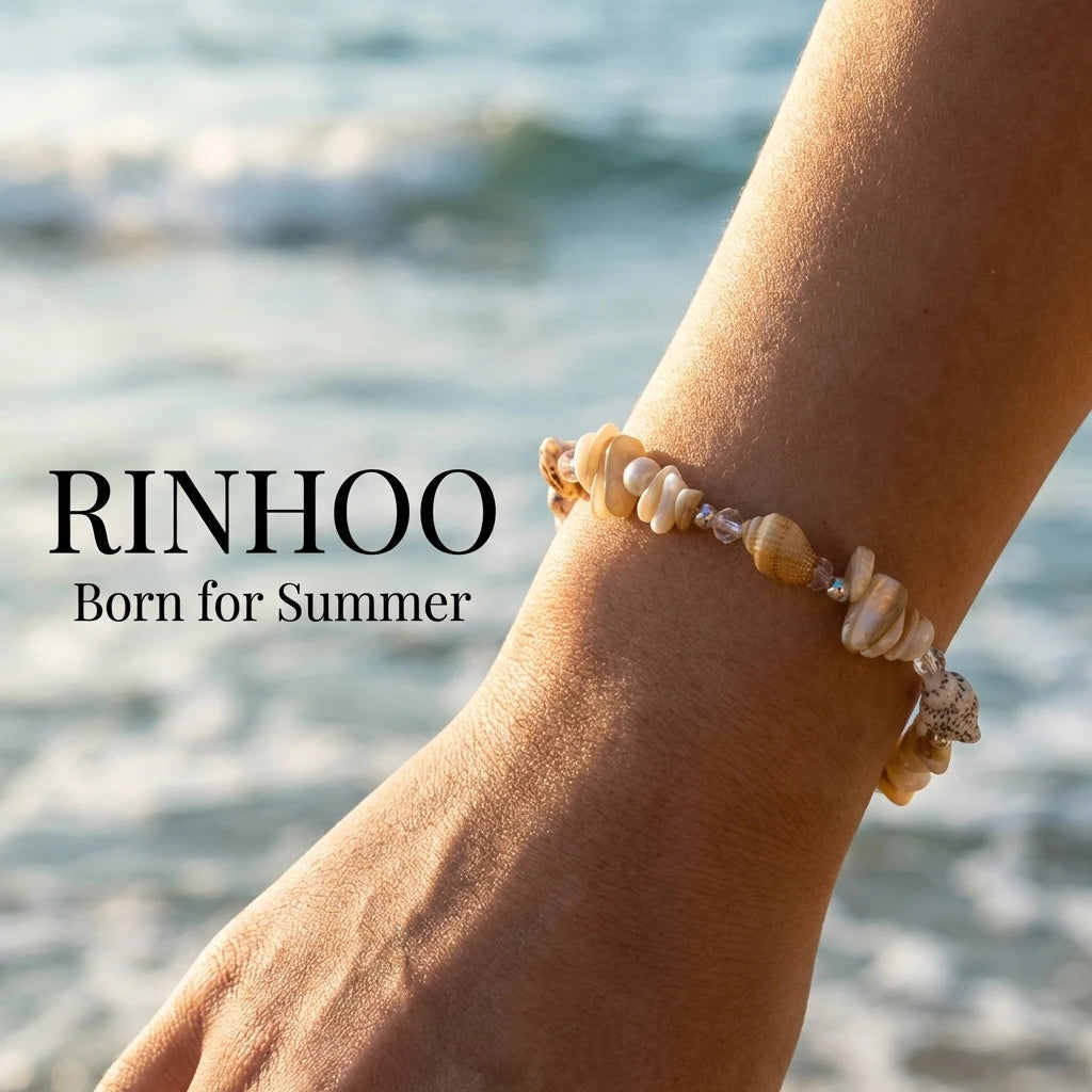 Boho Natural Gravel Shell Chips Bracelet for Women Adjustable Handmade Conch Beaded Bangle Summer Beach Vacation Jewelry Gift