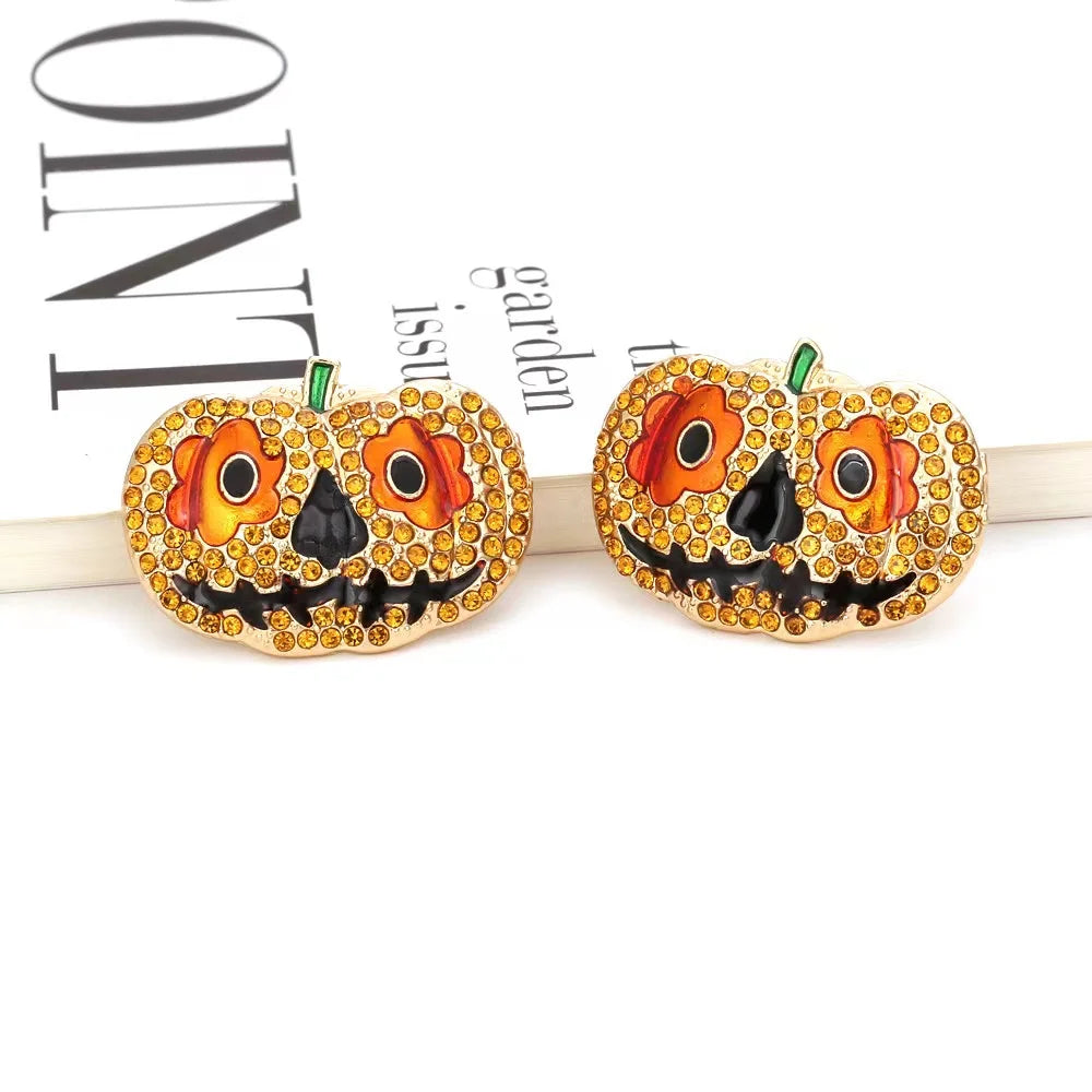 Exaggerated Rhinestone Characters Earrings for Woman 2023 Halloween Earrings Jewelry Party Casual - Charlie Dolly