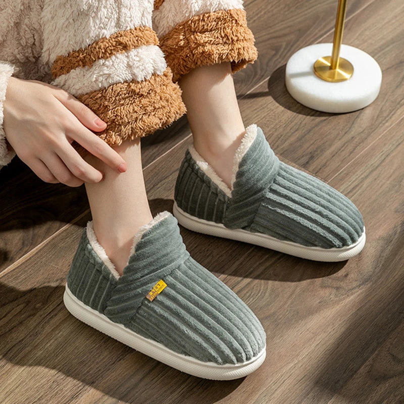 Pallene Fashion Plush Fur Slippers For Women Men Winter Indoor Fluffy Warm Fuzzy House Slippers Outdoor Fuzzy Soft Furry Slipper - Charlie Dolly