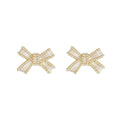 Cute Bowknot Stud Earrings For Women Golden Korean Accessoires Fashion Jewelry pendientes mujer boucle d’oreille femme brincos - Charlie Dolly