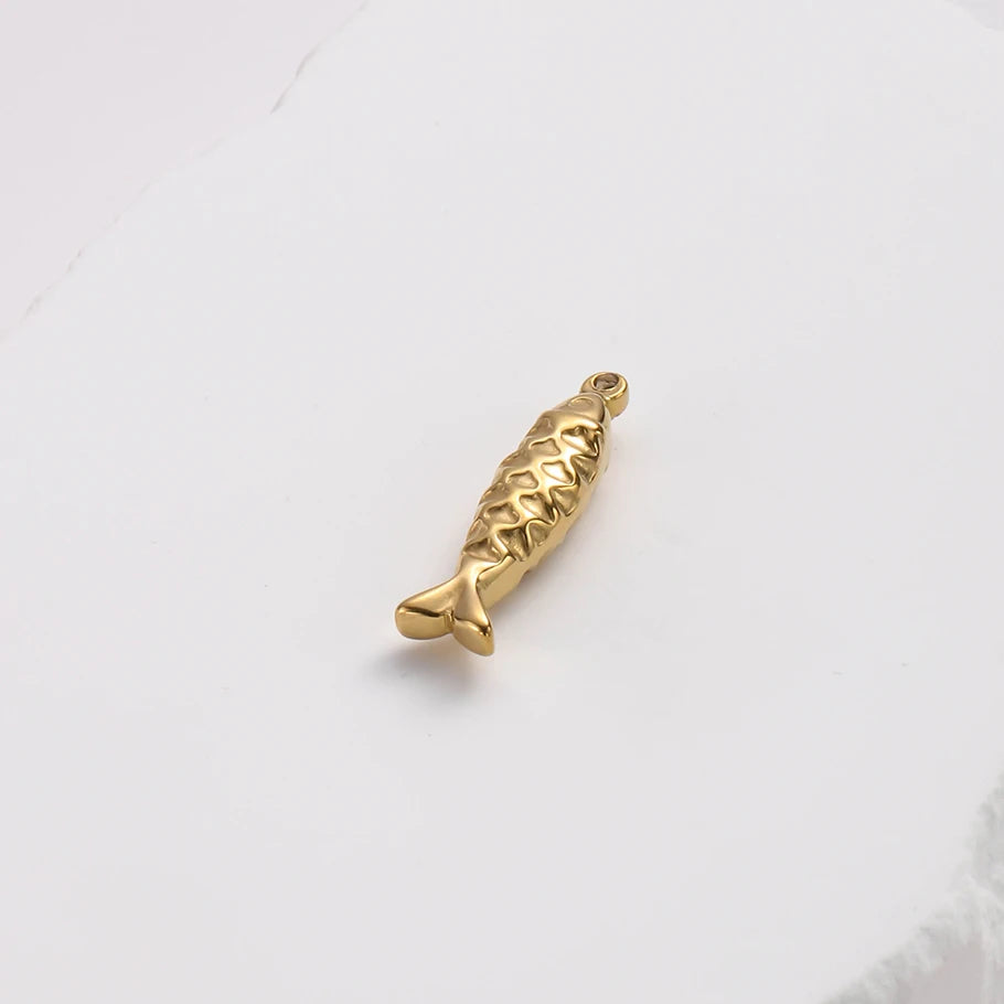 3/8Pcs Boho Summer Marine Sea Animal Starfish Turtle Pendant Jewelry Making Enamel Lizard Gecko Butterfly Colgantes Wholesale