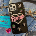 Y2K Girls Barbie Letter Phone Case Fashion Women Protective Case for Iphone14Promax Anime Female Pvc Cell Shell Cover Accesssory - Charlie Dolly