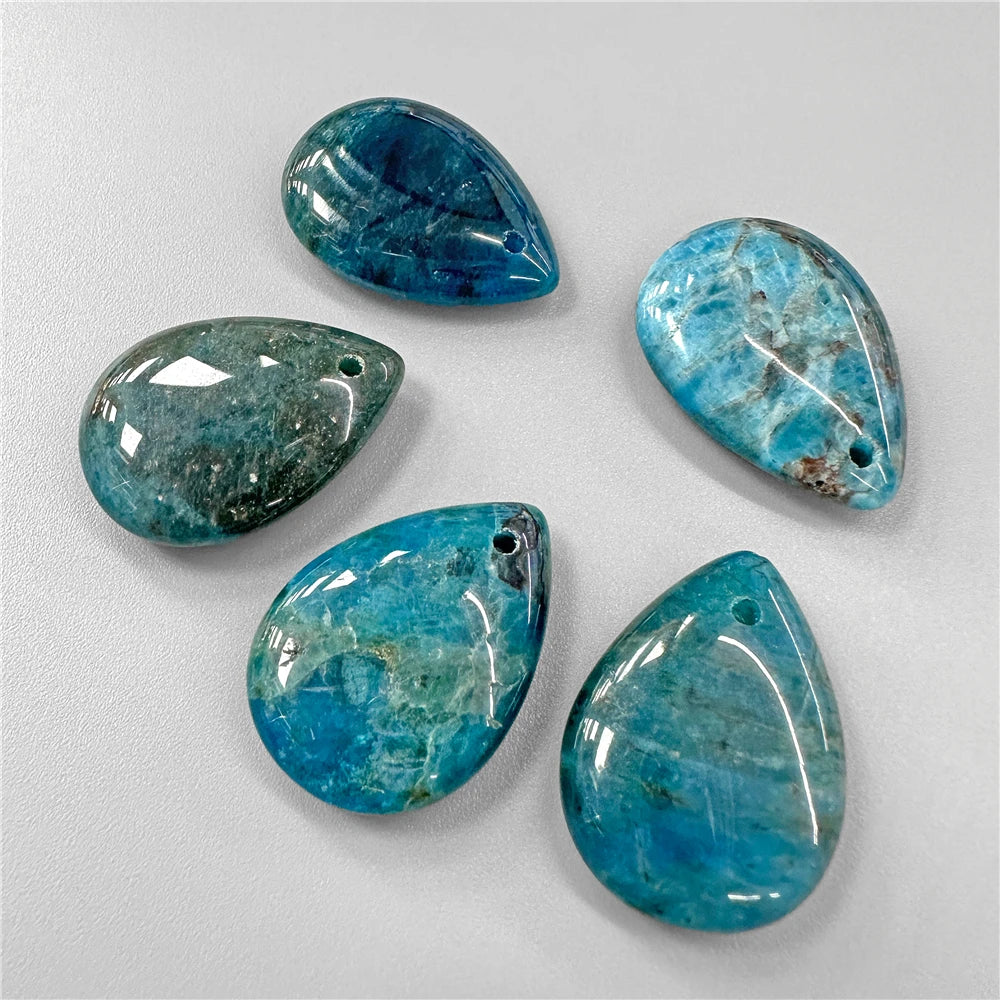 Natural Water Drop Stone Pendant 18x25mm Lapis Lazuli Amethysts Quartzs Charms Bead For Jewelry Making DIY Necklaces Earrings