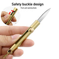 Outdoor Portable Stainless Steel Knife Keychain Hanging Mini Telescopic Car Self-Defense Knife Multifunctional Cutting Tool Gift - Charlie Dolly