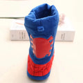 Disney Winter Slippers Baby Boys Girls Cartoon Spiderman Children Cotton Kids Long Boots Infant Indoor Home Warm Anti-slip Shoes - Charlie Dolly