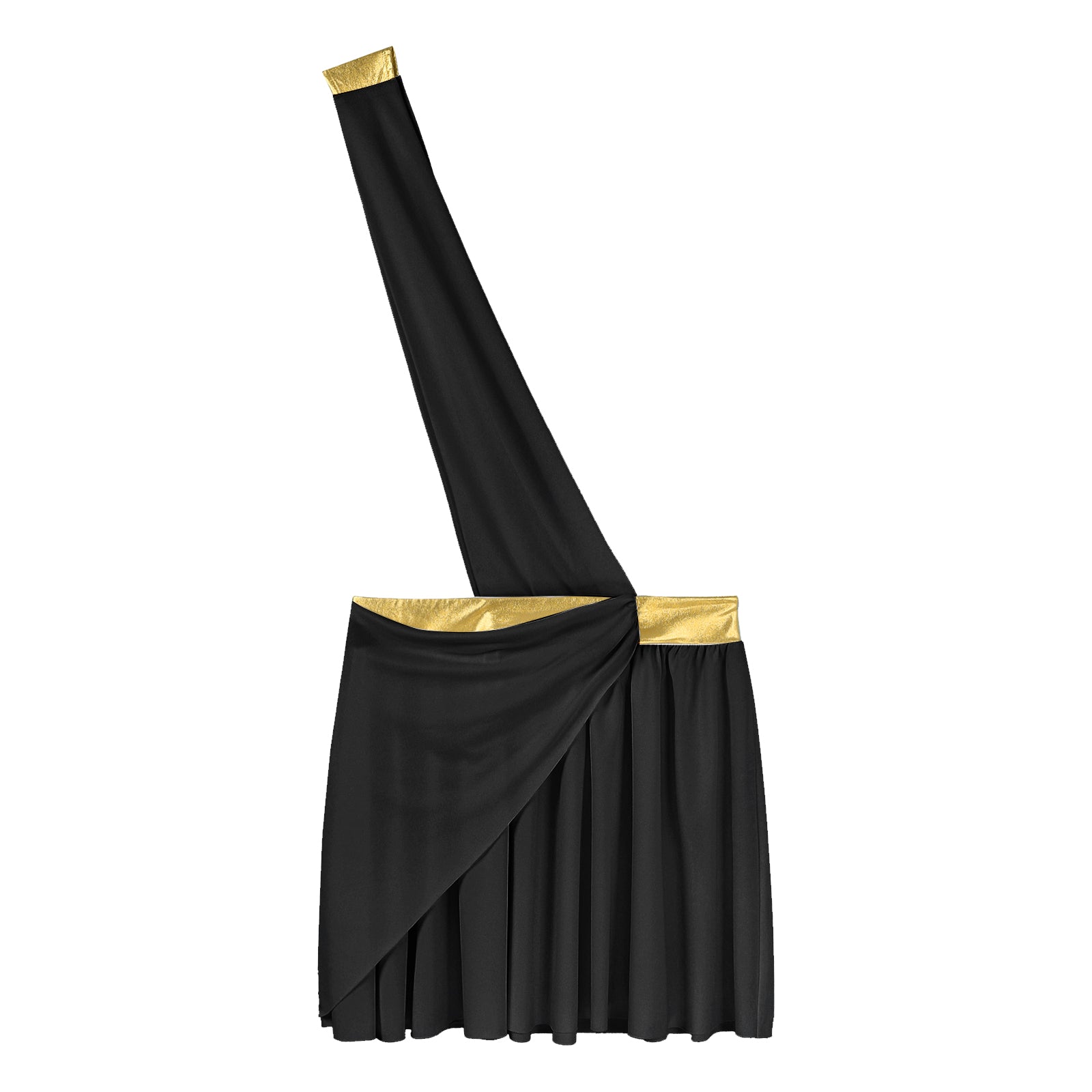 Men's  Ancient Greek God Halloween Party Costume Cosplay One Shoulder Strap Skirts Knight Warrior Theatrical Performance Outfit - Charlie Dolly