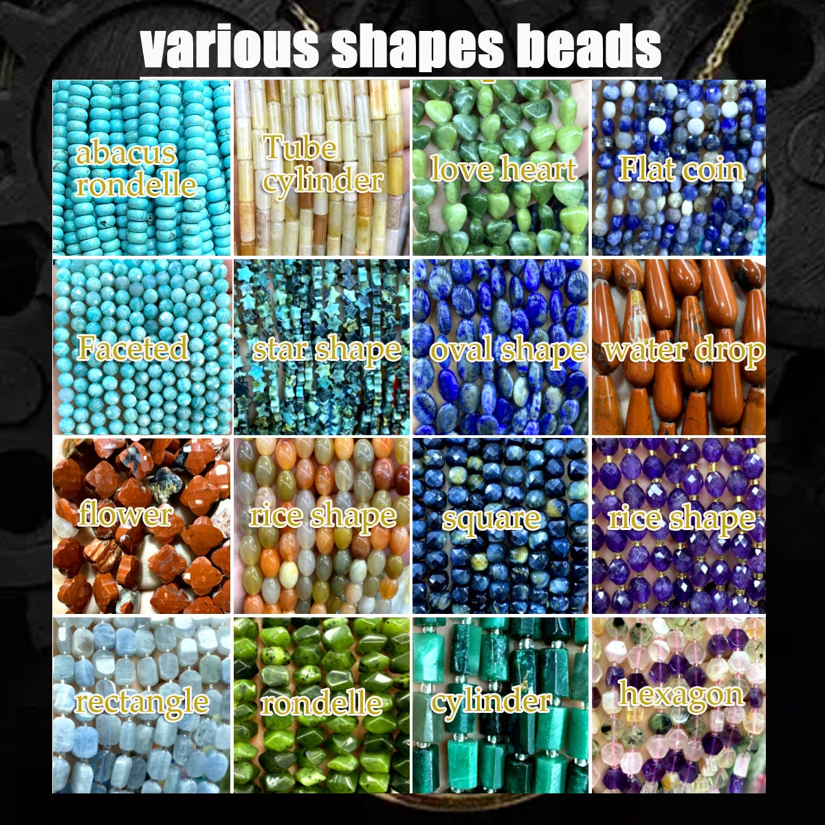 4x13mm Tube Natural Stone AA Lapis Lazuli Loose Spacer Beads for Jewelry Making Diy Bracelet Charms Earrings Accessories