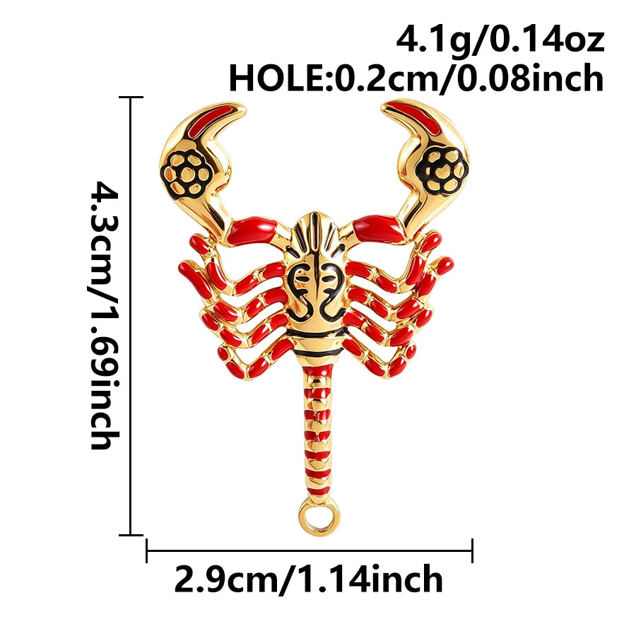 3/8Pcs Boho Summer Marine Sea Animal Starfish Turtle Pendant Jewelry Making Enamel Lizard Gecko Butterfly Colgantes Wholesale