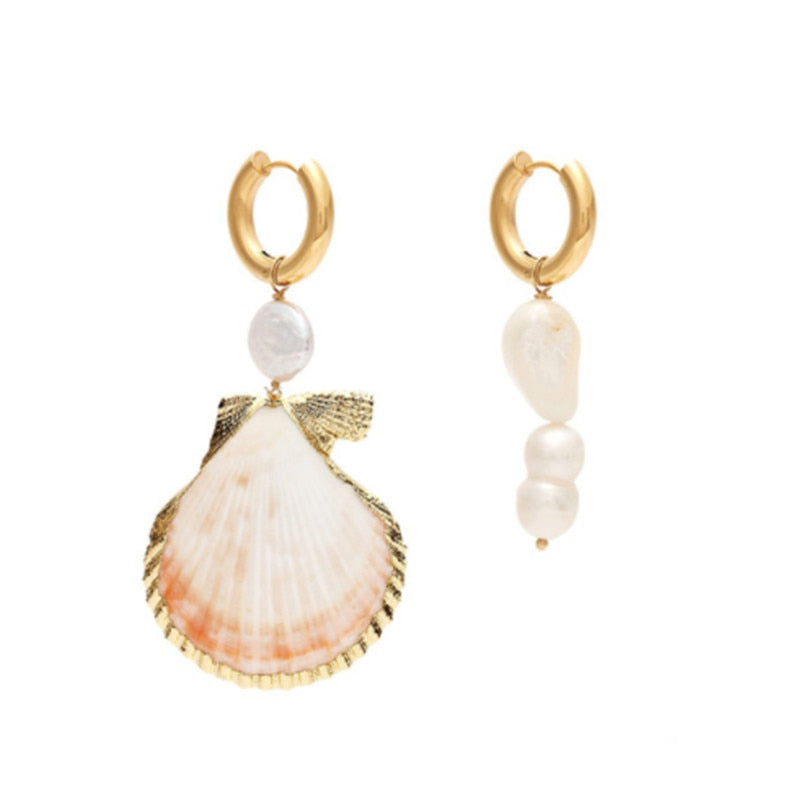 Dongmu Jewellery 2022 Bohemian Style Fashion Original Handmade Beach Shell Lady Necklace Alloy Pendant Exquisite Jewelry - Charlie Dolly