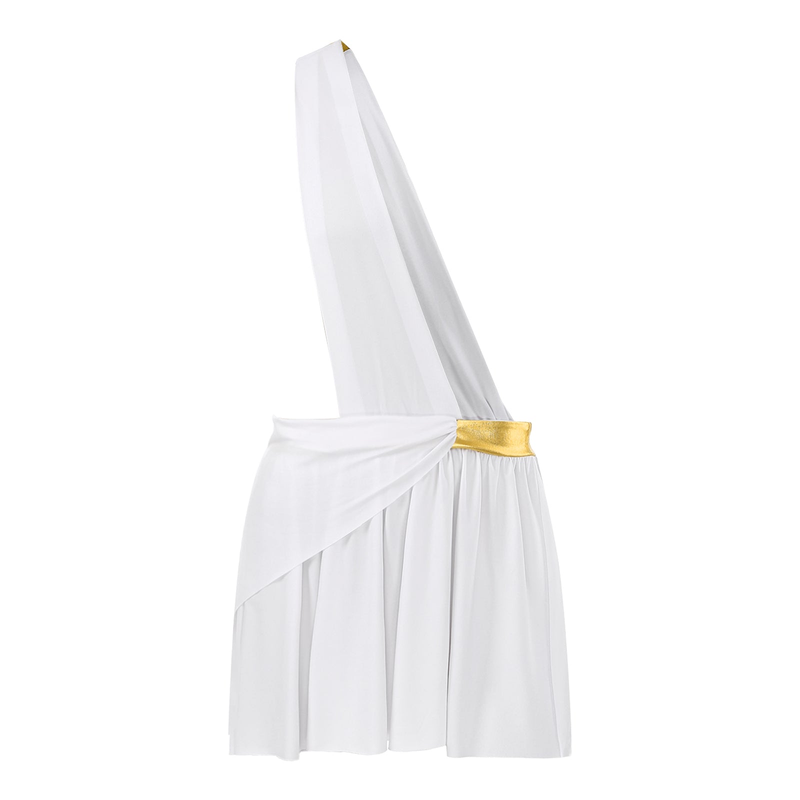 Men's  Ancient Greek God Halloween Party Costume Cosplay One Shoulder Strap Skirts Knight Warrior Theatrical Performance Outfit - Charlie Dolly