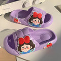 Cute Rabbit Slippers Women Indoor Home Bathroom Anti-slip Slides Shoes Soft Sole Beach Summer Sandals Women Slippers - Charlie Dolly