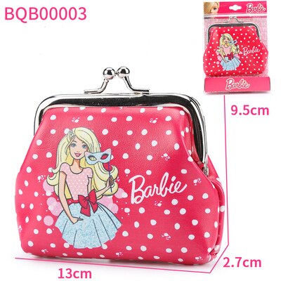 Barbie Children's Coin Purse Anime Cartoon Girls Portable Small Princess Purse Kawii Kids Mini Wallet Clutch Handbag for Gifts