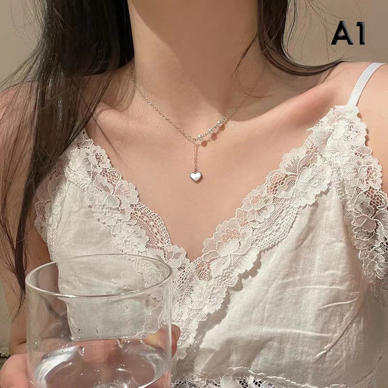 Gold Color Necklace Artificial Chokers Necklace Woman Planet Bridal Wedding Necklaces Link Chain Pendant Girls Jewelry - Charlie Dolly