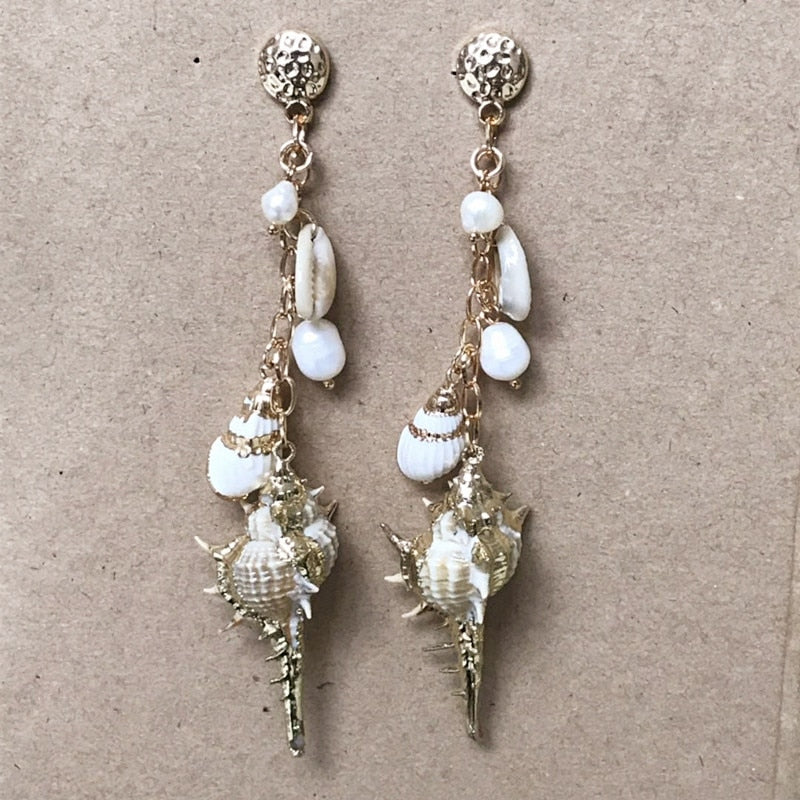 Dongmu Jewellery 2022 Bohemian Style Fashion Original Handmade Beach Shell Lady Necklace Alloy Pendant Exquisite Jewelry - Charlie Dolly