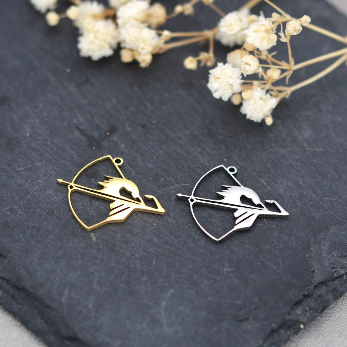 3pcs Glasses Charms DIY Earring Necklace Bracelet Unicycle Love House Hamsa Hand Lotus Flower Pendant For Jewelry Making