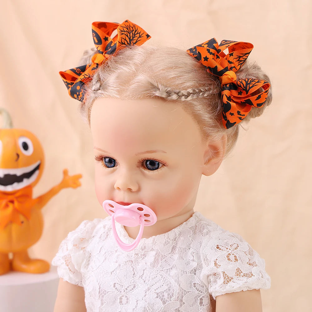 4Pcs/Set Cute Halloween Bow Hair Clip Fashion Kids Girl Hairpin Party Decoration Barrettes Baby Hair Accessories Gift Wholesale - Charlie Dolly