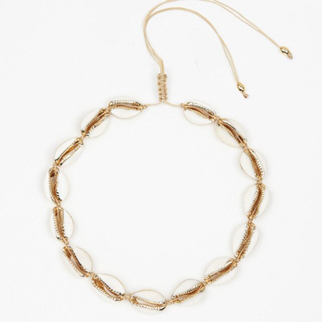 Dongmu Jewellery 2022 Bohemian Style Fashion Original Handmade Beach Shell Lady Necklace Alloy Pendant Exquisite Jewelry - Charlie Dolly