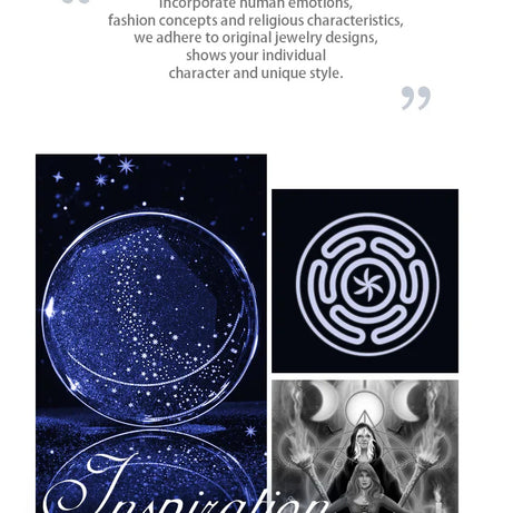 Sterling Silver 925 Hekate Wheel Triple Moon Goddess Necklace, Snake Key Witch Amulet