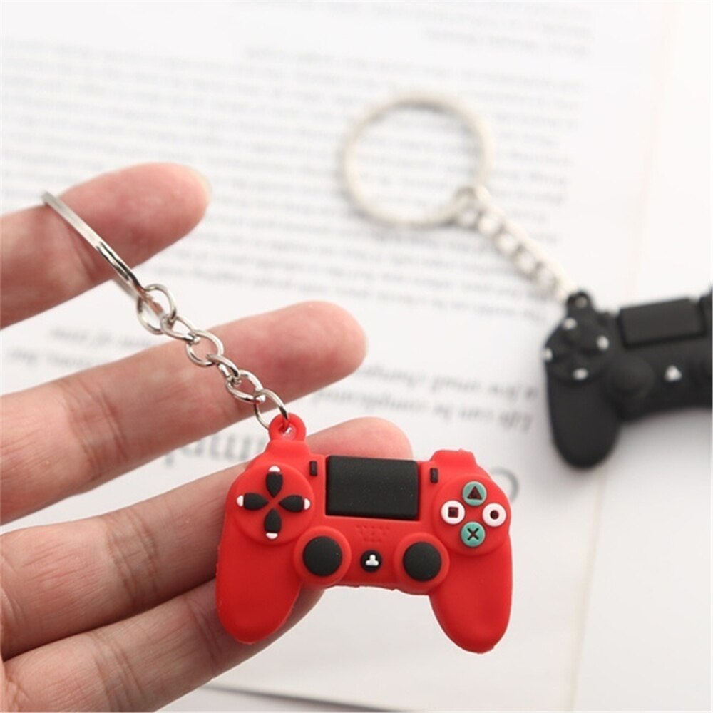 Video Game Handle Keychain Game Controller Simulation Toy Model Key Chains Game Fans Key Rings Party Favors Charms - Charlie Dolly