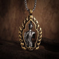 Classic Vintage Buddhist Buddha Pendant Necklace for Men Women Trendy Street Party Amulet Jewelry Gift - Charlie Dolly